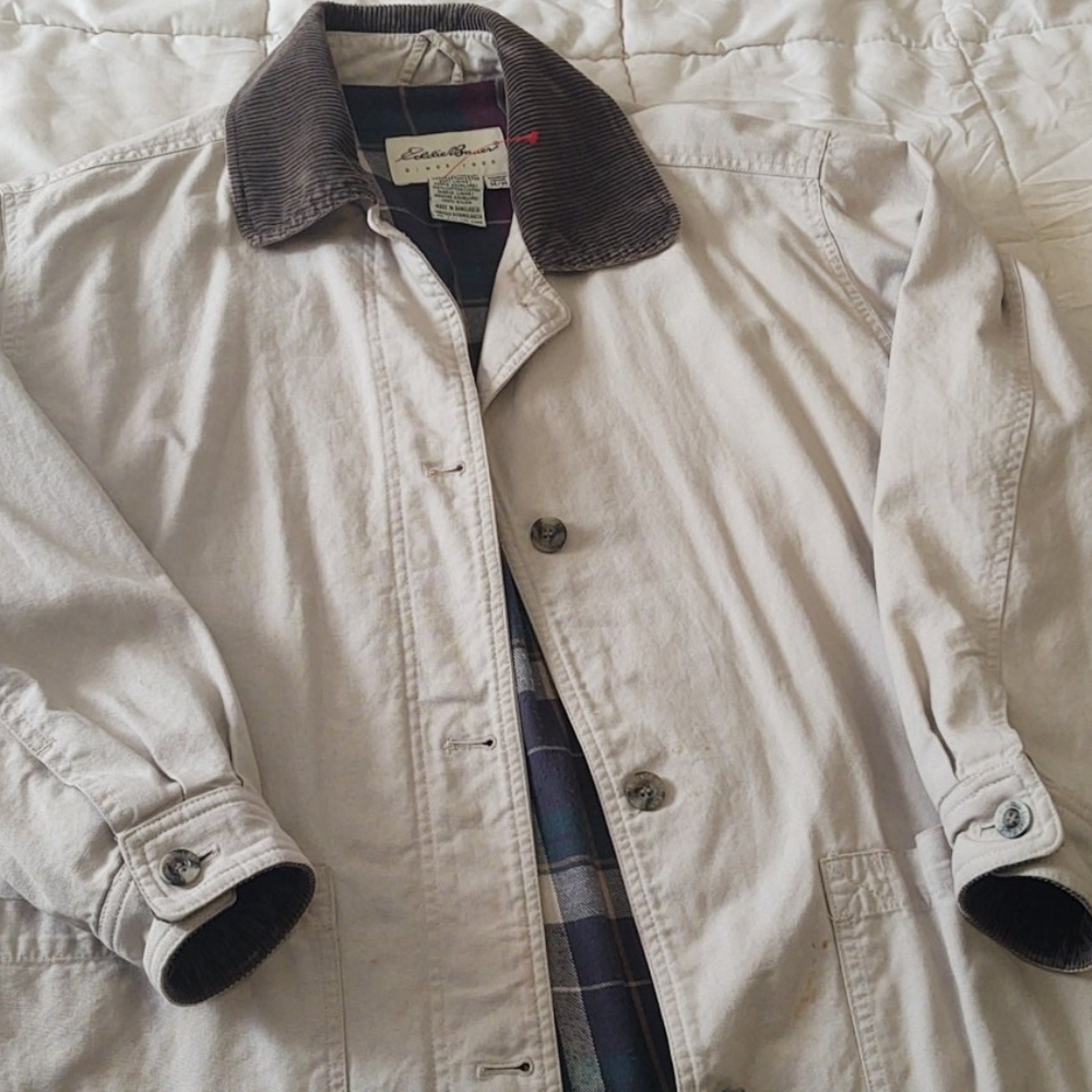 Flannel lined jacket